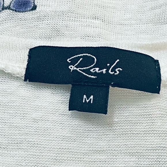 Rails Sleeveless Scoop Neck Racerback Top. Fun Sunglasses Multicolor Print. Sz M - Picture 5 of 8